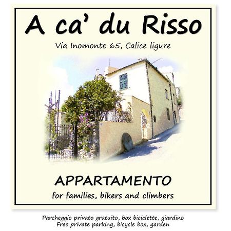 A Ca' Du Risso - Appartamento - Sea & Outdoor For Families, Bikers And Climbers Calice Ligure エクステリア 写真